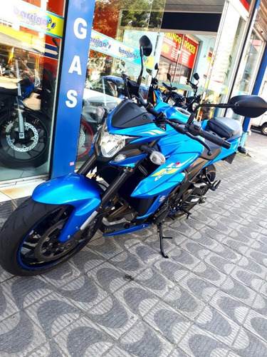 Imagem 5 de 8 de Suzuki Gsx-s750a Azul 2021 Único Dono Impecável