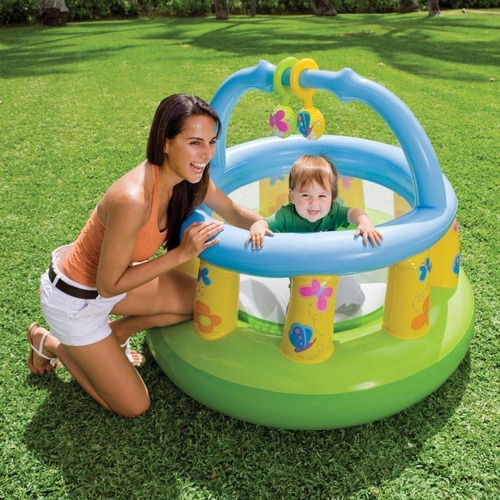 Corralito Didáctico Bebe My Firts Gym Inflable Intex (48474)