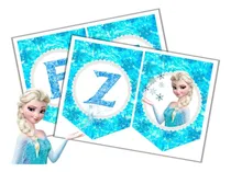 Comprar Banderín Imprimible Frozen Editable + Pdf