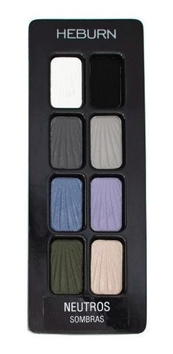 Heburn Maquillaje Profesional Paleta Sombras Ojos Neutra 940