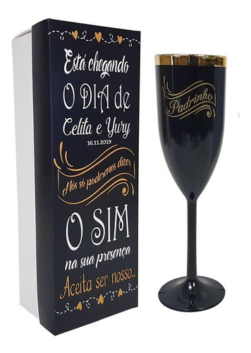 Imagem 2 de 8 de Convite Madrinha Lembrança Noivado Padrinho Casamento
