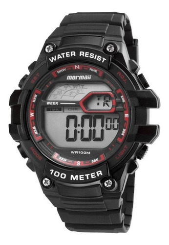Relógio Masculino Mormaii Wave Digital Mo3480a/8r - Preto