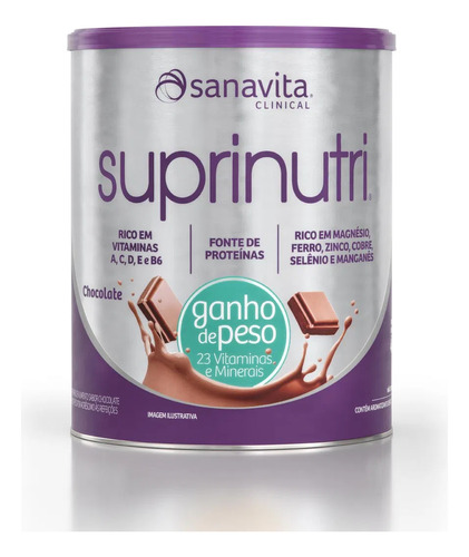 Sanavita Suprinitri Ganho De Peso Sabor Chocolate 400g