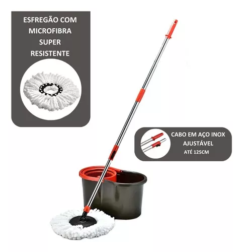 Balde Spin Mop 360 Com Esfregao