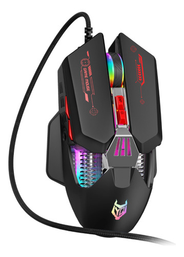 Ratón Para Juegos Con Cable Apayado T4 Con Iluminación Rgb C