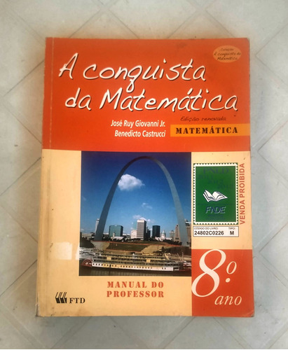 A Conquista Da Matemática - 8º Ano - Livro Do Professor (.s)