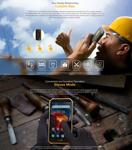 Celular Armor X7 Pro - Resistente Indestructible Fuerte