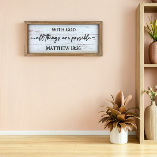 Letreros De Madera Inspiradores: Placas De Madera Espiritual