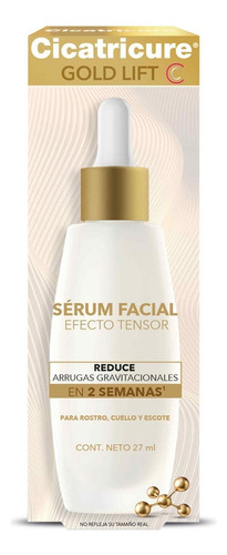 Sérum Serúm Facial Efecto Tensor Cicatricure Gold Lift día/noche para todo tipo de piel de 27mL/27g 40+ años