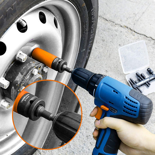 9pzs Kit De Adaptador Accesorios Taladro Dados Impact 1/4 3/8 1/2 THINKWORK