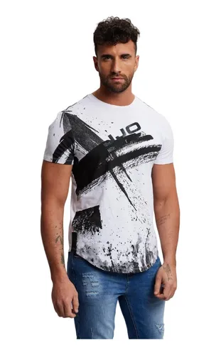 Polera Hombre J.j.o Mc Full Print Manchas Semi Lon Cuotas sin