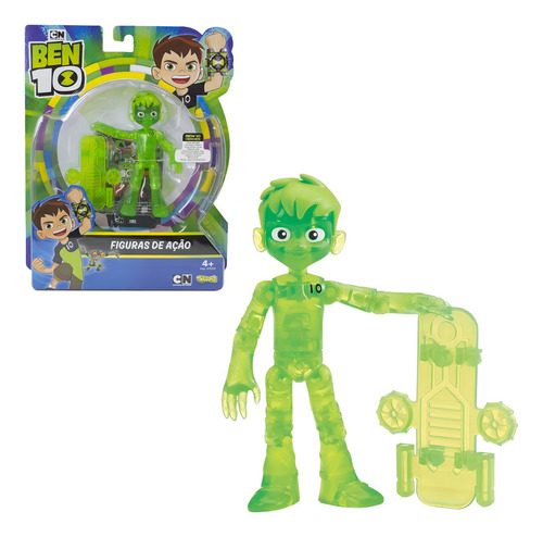 Boneco Ben 10 Boneco Glitch Fora Do Omnitrix Sunny