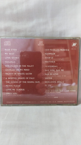 Cd Gerard Mainville And Orchestra Sax In Love (Usado)