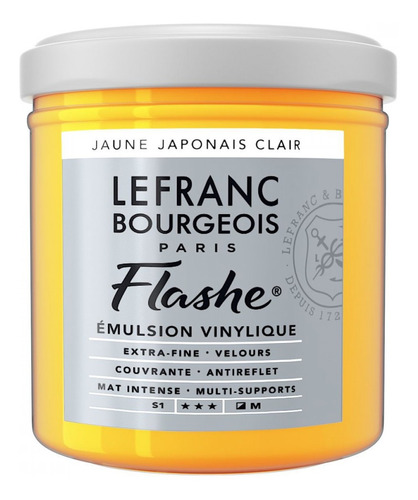 Tinta Acrílica Flashe Lefranc 125ml Japanese Yellow Light