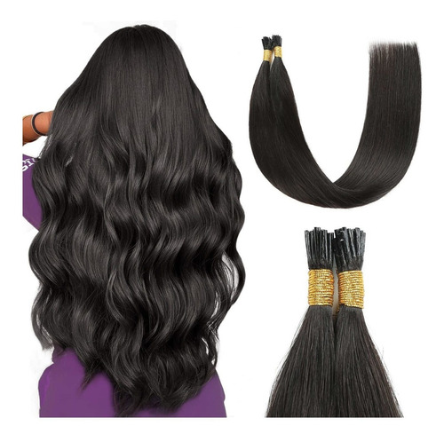 Extensiones Naturales Cabello 18in Negro Natural