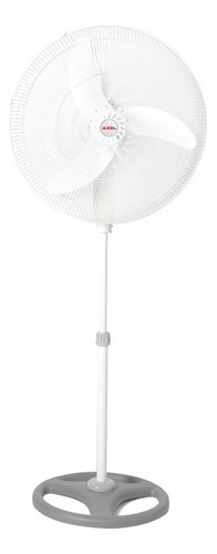 Ventilador de pie Axel AX-PIE20 blanco con 3 palas plasticas , 20" de diámetro 220 V