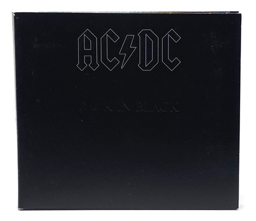 Cd Ac/dc - Back In Black / Printed In Usa 2003 - Como Nuevo