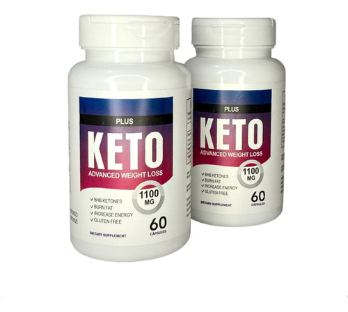 Keto Plus X 60 Capsulas X  2unidades + Libro Keto