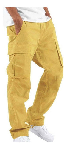 Pantalones Cargo Rectos Para Hombre Monos Masculinos J