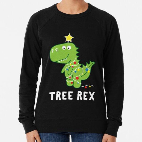 Buzo Funny Christmas Dinosaur Tree Rex Calidad Premium