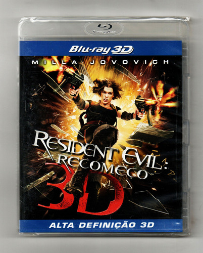 Blu-ray Resident Evil 4 O Recomeço 3d - Sony Pictures