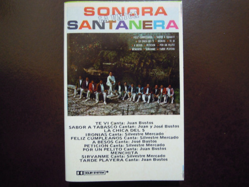 Sonora Santanera Casette Y La Unica Te Vi