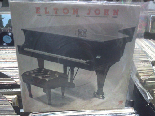 Elton John Here And There Lp+insert Brazil Lacapsula