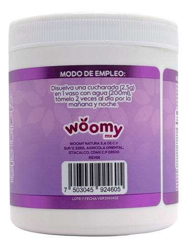 Myo & D-chiro Inositol 40:1 En Polvo 100 G Woomy Natura