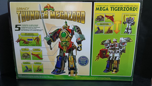 Power Rangers Legacy Thunder Megazord Y Tigerzord (Usado)