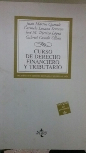 Imagen 1 de 3 de Curso De Derecho Financiero Y Tributario 