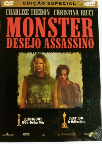 Dvd Monster Desejo Assassino - Edição Especial Com Luva