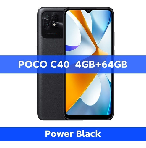 Xiaomi Pocophone Poco C40 Dual Sim 64 Gb De  Negro 4 Gb Ram