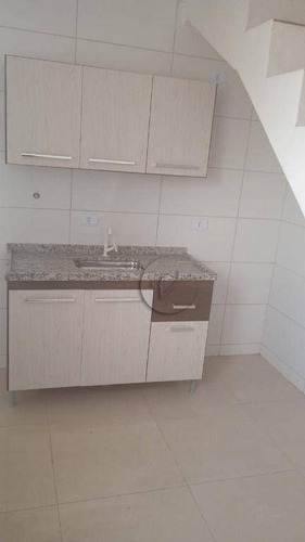 Imagem 13 de 22 de Cobertura Com 2 Dormitórios Para Alugar, 110 M² Por R$ 1.800,00/mês - Vila Lucinda - Santo André/sp - Co0853