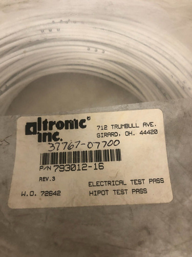 Altronic Harness Assy Cpu-95 37767-07700 Ddj
