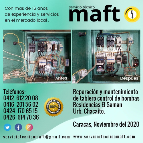 Reparación Instalación De Bombas De Agua En Caracas