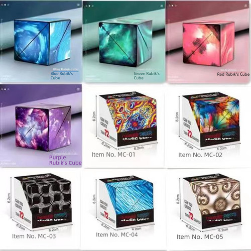 Cubo Magnético 3d Geométrico Transformable Mc03 Rompecabezas