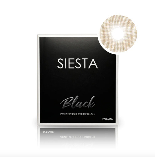 Siesta Black Sugar Brown Lentes De Contacto