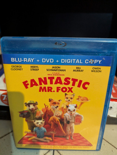 Fantastic Mr. Fox Pelicula Original Blu-ray (Usado)