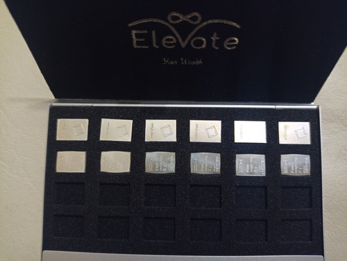 Estuche Coleccionar Lingotes 1 Gramos Plata Valcambi
