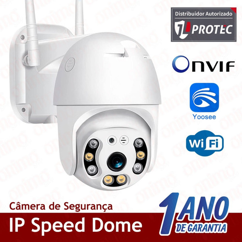 Câmera Segurança Wifi Full Hd 1080p Ip66 Prova D'água A6