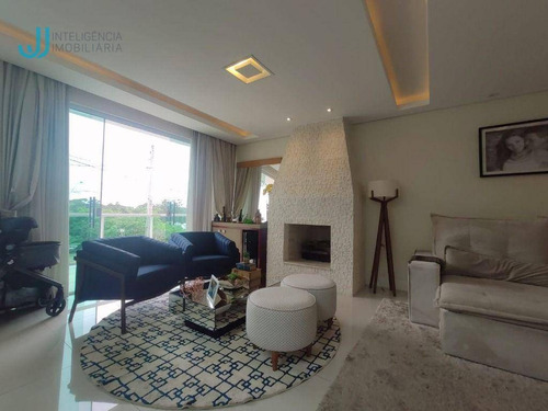 Imagem 3 de 30 de Sobrado No Bella Citta Com Lareira, Piscina E Espaço Gourmet - So0349