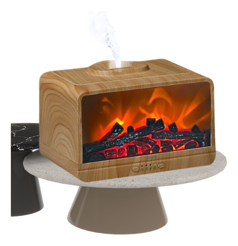 Umidificador E Difusor De Aroma Lareira, P/ Óleos Essnciais