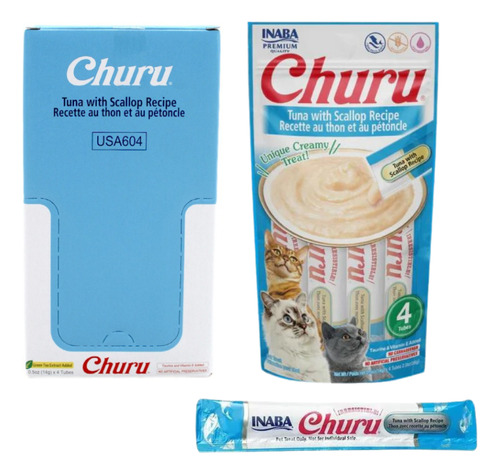 6 Paquetes De Churu Sabor AtĂșn Para Gato