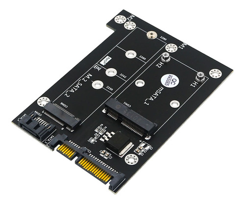 Actualice La Versión 2 En 1 Msata/m.2 Ngff Ssd A Dual Sata3