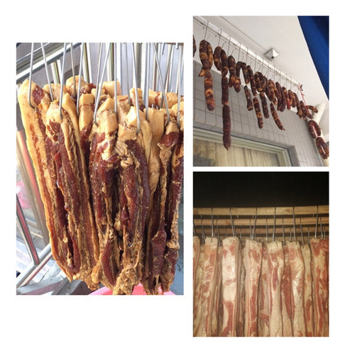 10ganchos De Carnicero De Acero Inoxidable Para Colgar Carne