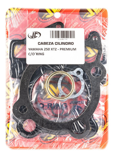 Junta Tapa Cilindro Yamaha Xtz 250 Premium Con Oring Jc