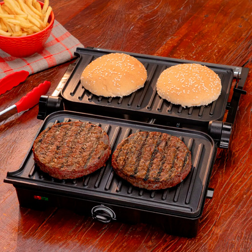 Grill Arno Dual Inox Com Abertura De 180° Gnox 127v