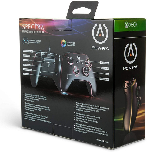 Control Joystick Acco Brands Powera Spectra Enhanced Wired Negro Negro