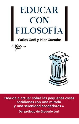 Educar Con Filosofia - Goã¿i, Carlos