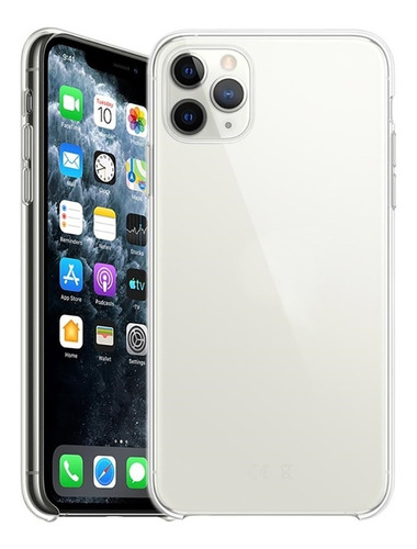 Imagen 1 de 4 de Funda Hard Clear + Templado Para iPhone 11 Pro 11 Pro Max